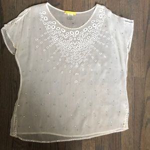 Catherine Malandrino sheer top